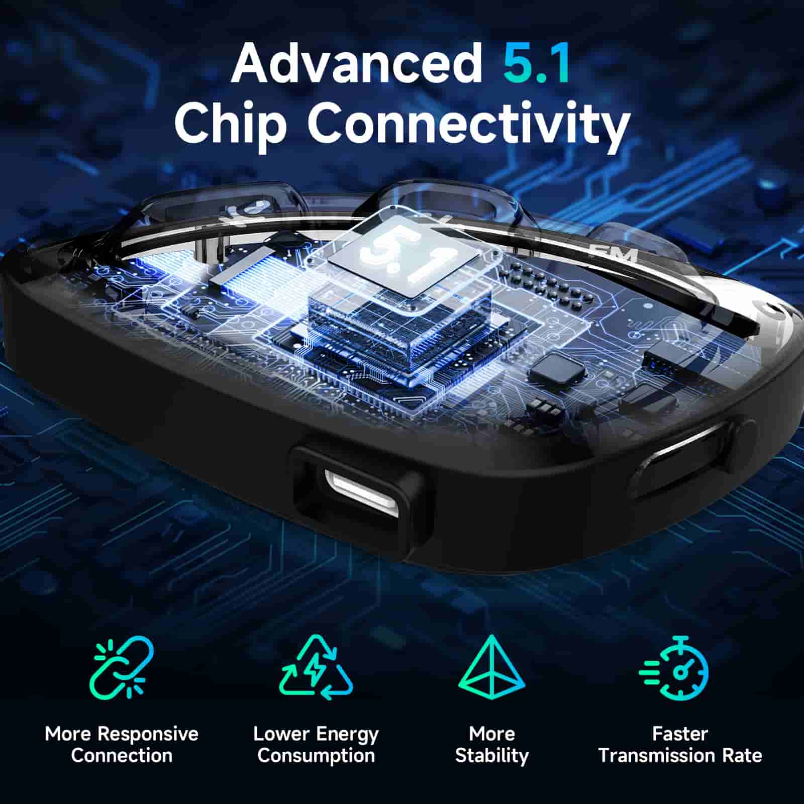 Moman RS-S Bluetooth Headset for Motorcycle Riders with Speaker and Mic, FM Radio and Noise Cancellation Earphone (Single Person Use) - Image 4