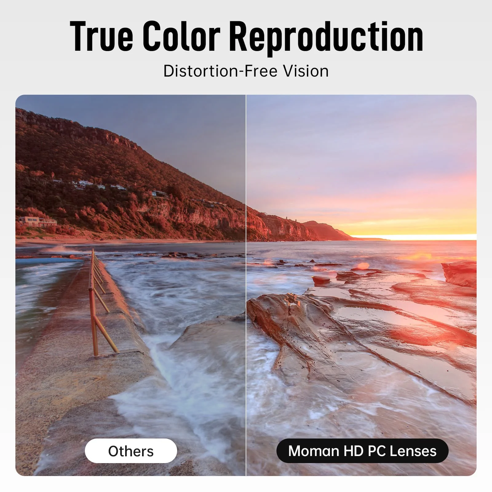 Moman AOG Goggles for Motorcycle Helmets with Removable Nose Guard, Bendable TPU Frame, UV400 Protection, Transparent & Grey Lenses Available - Image 3