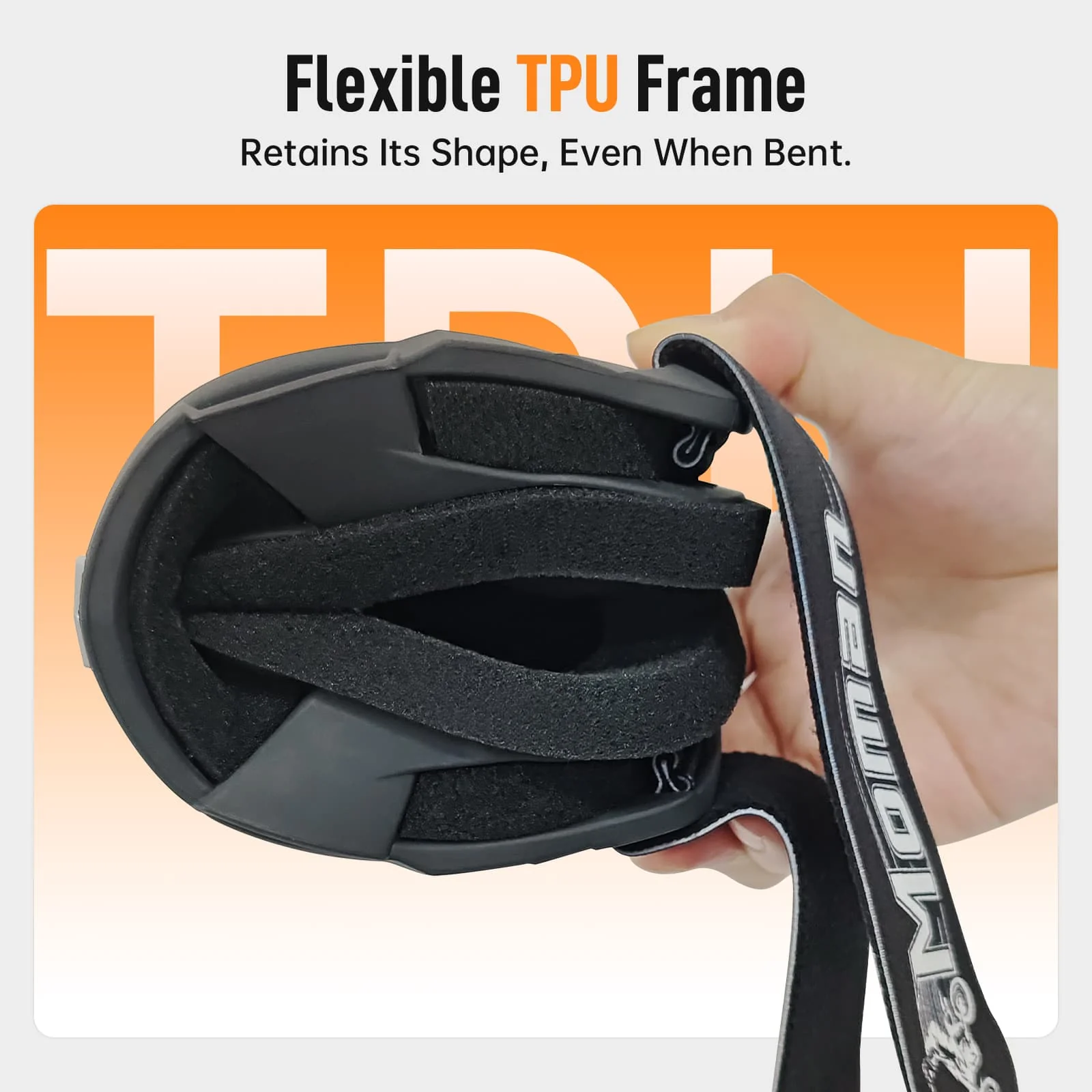 Moman OG Goggles for Motorcycle Riding, Featuring Panoramic Vision, UV400 Protection, and Scratch-Resistant Lens - Image 4