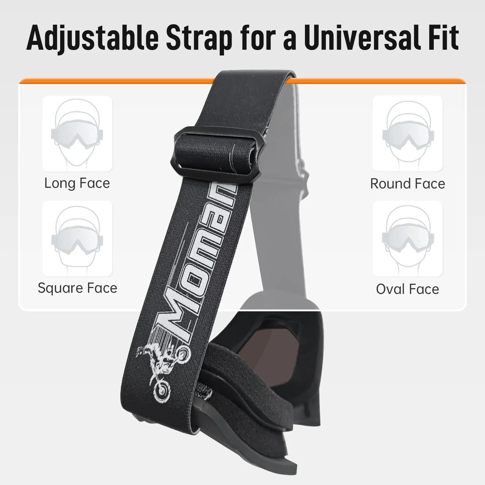 Moman OG Goggles for Motorcycle Riding, Featuring Panoramic Vision, UV400 Protection, and Scratch-Resistant Lens - Image 6