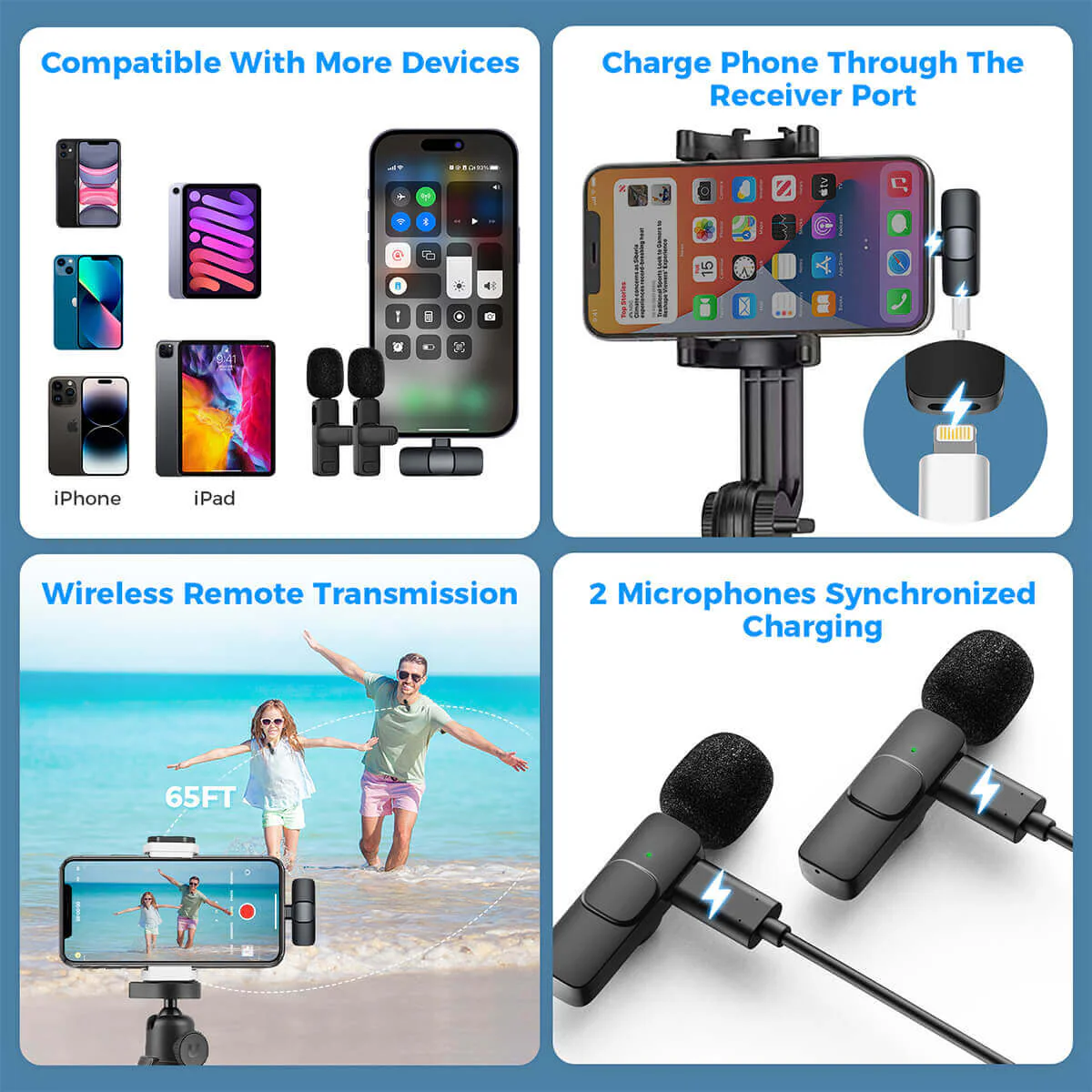 Moman CP1X Lavalier Microphone for Phone with Lightning or Type-C Plug - Image 6