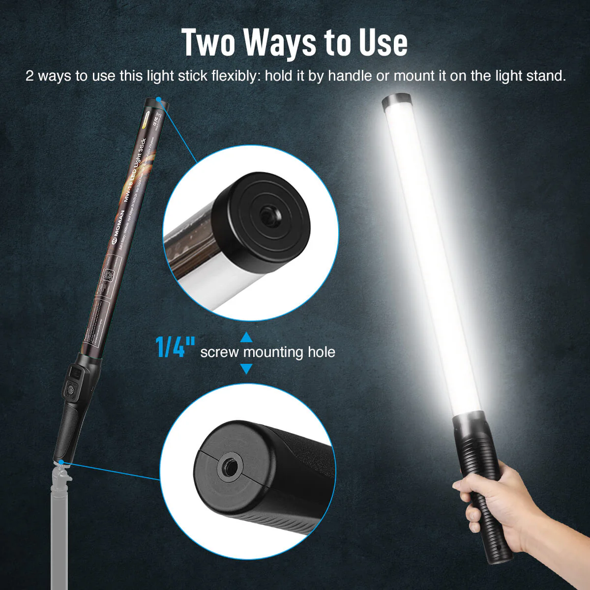 Moman MW-18 LED Photography Light Stick - Image 7