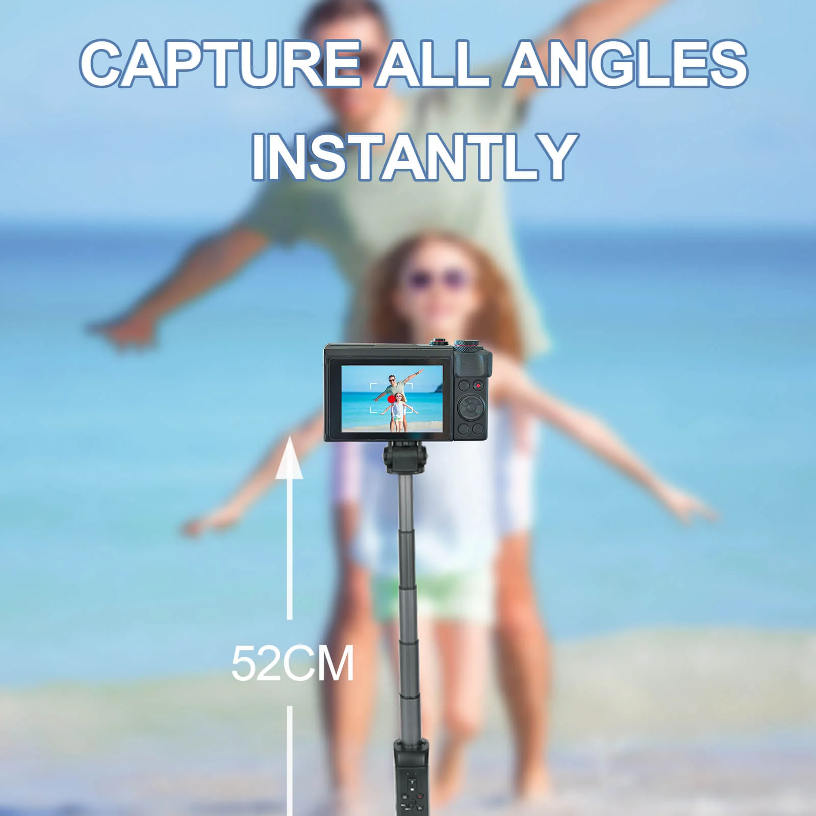 Moman CLICA Long Selfie Stick Tripod - Image 4