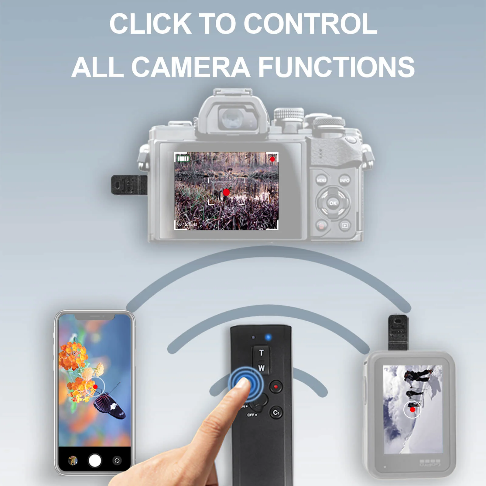 Moman CLICA Long Selfie Stick Tripod - Image 6