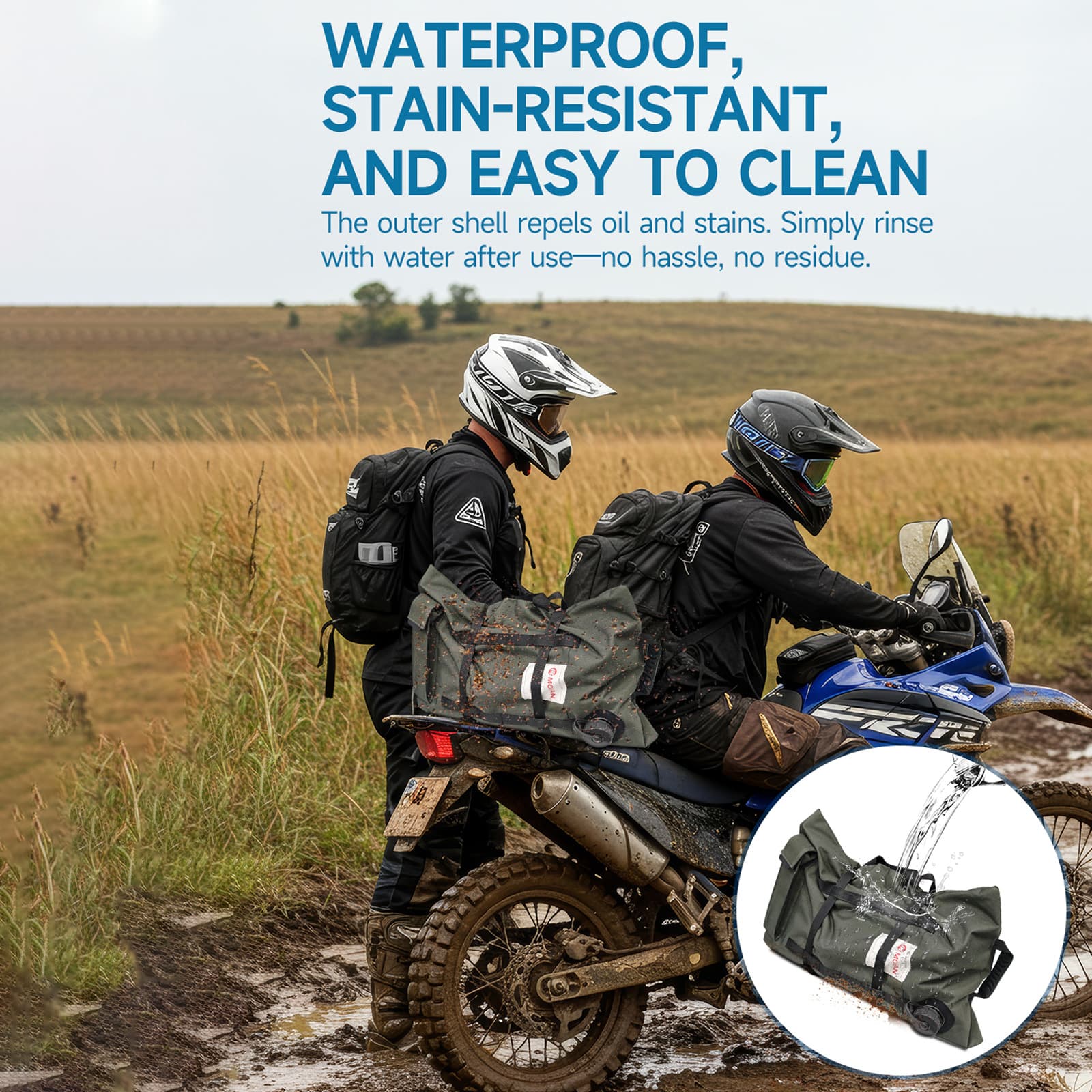 Moman Motorcycle Fuel Bag, 2-Gallon Foldable Utility Bladder, Leakproof Double-Layer Design for Safe Fuel & Fluid Storage and Transport - Image 5