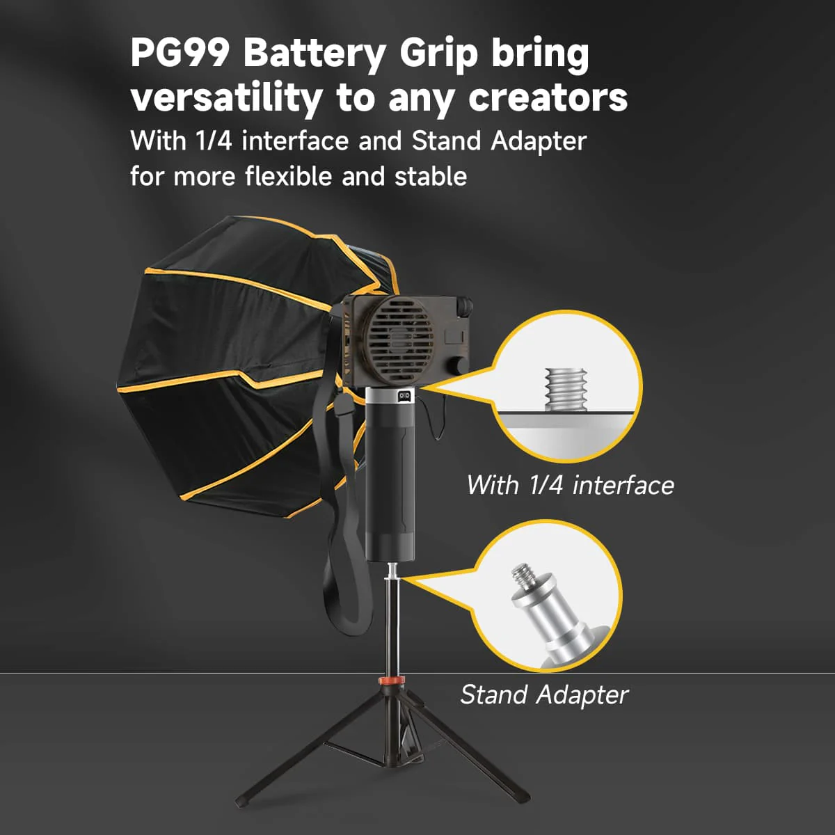 COLBOR PG99 Portable Battery for Lights, Power Grip with Type-C and D-tap Ports - Image 7