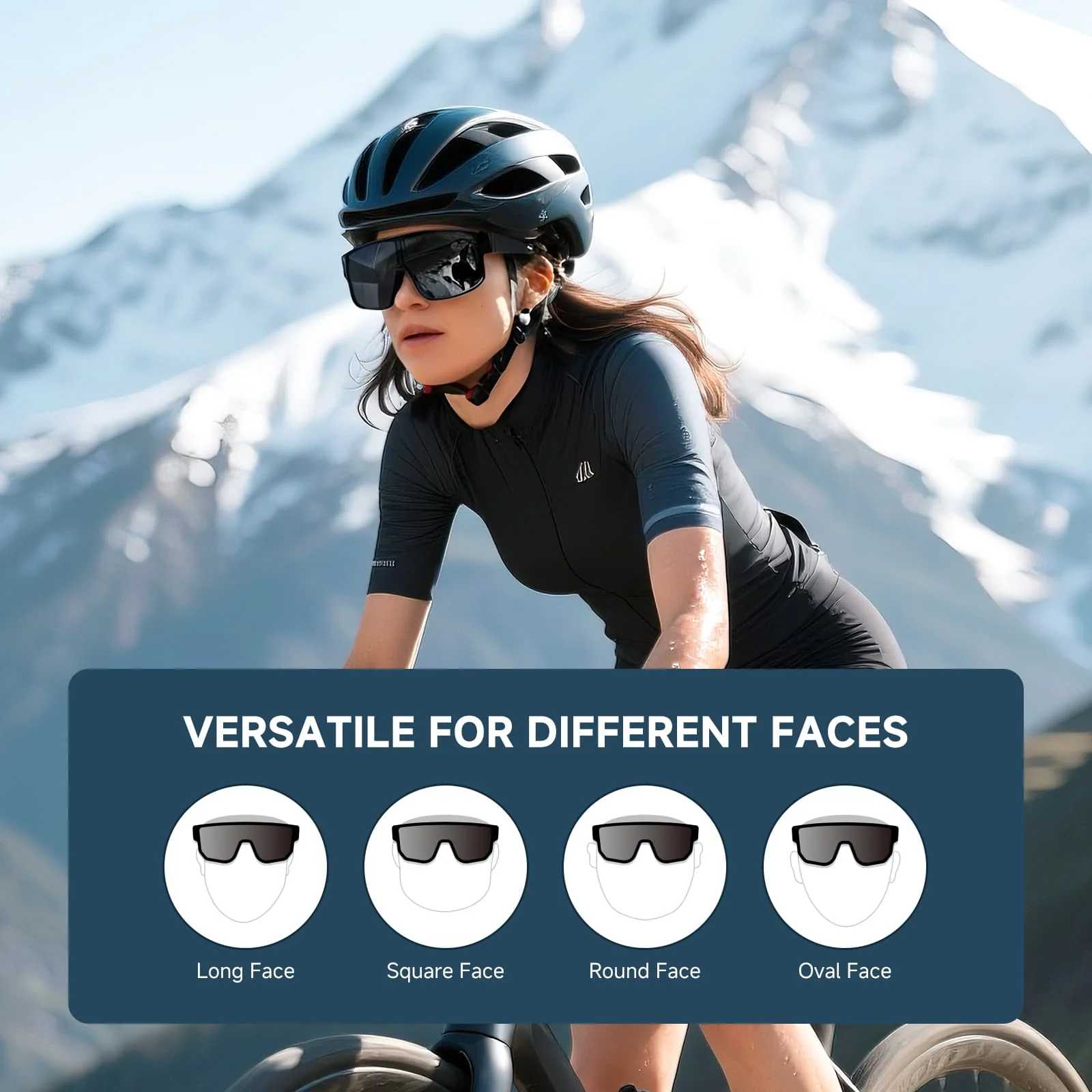 Moman CG Sunglasses for Motorcycle Riding, Over-the-Glasses Sunglasses with UV400 Protection and Comfortable, Clear Vision - Image 5