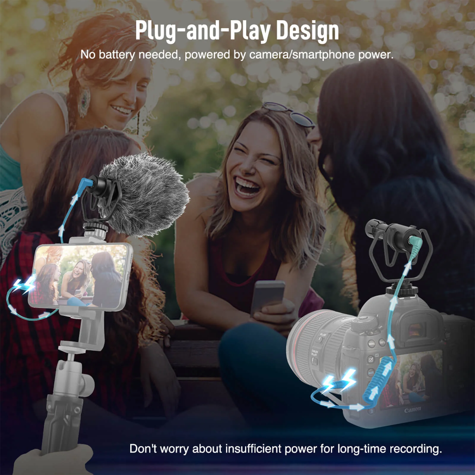 Moman MA1 Wired Microphone for Camera - Image 5