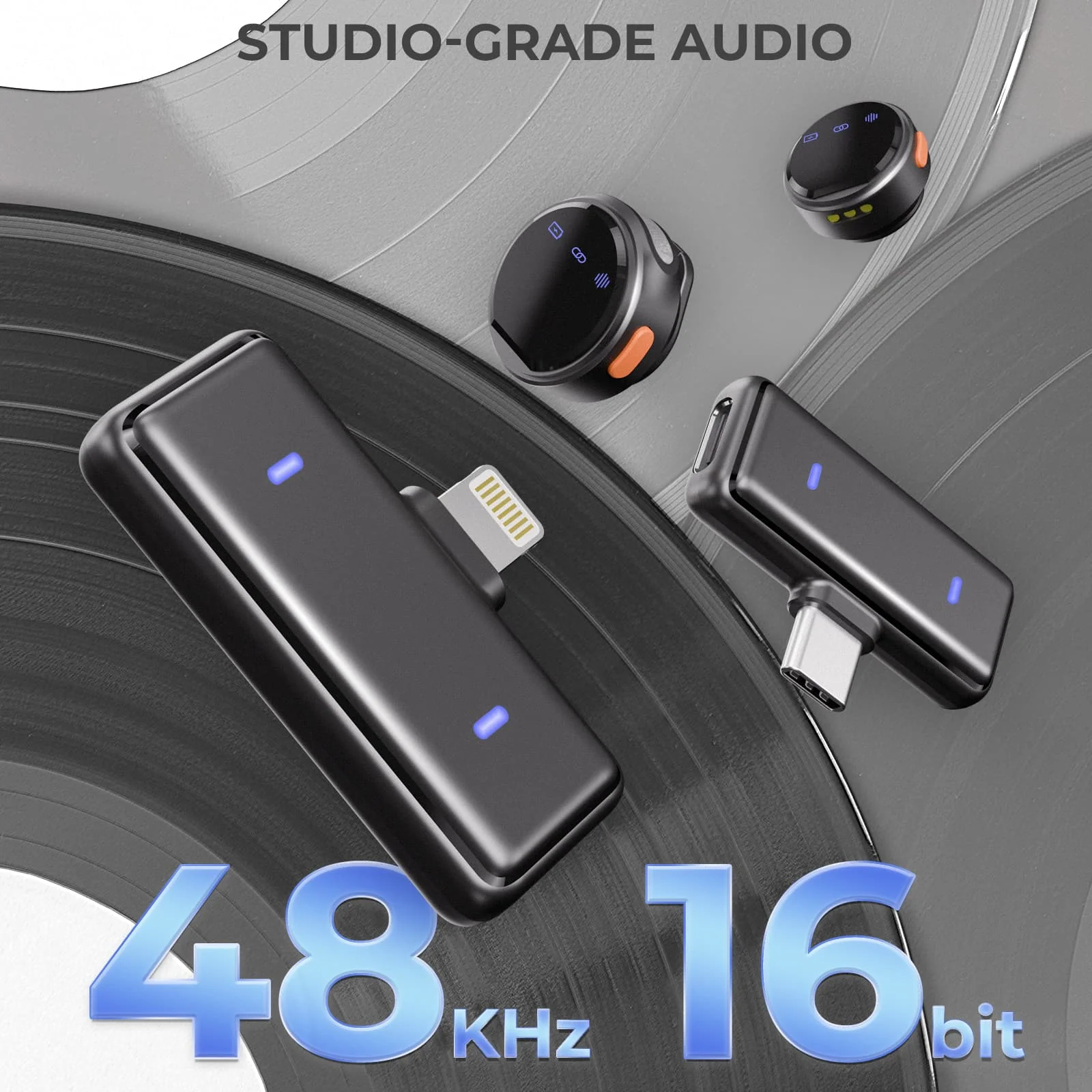 Moman Coin Wireless Button Microphone for Smartphones and Cameras, Active Noise Reduction, Flexible Wear, and 48H Working Featured - Image 6