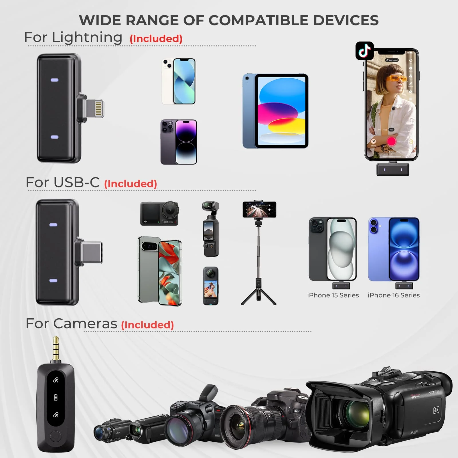 Moman Coin Wireless Button Microphone for Smartphones and Cameras, Active Noise Reduction, Flexible Wear, and 48H Working Featured - Image 9