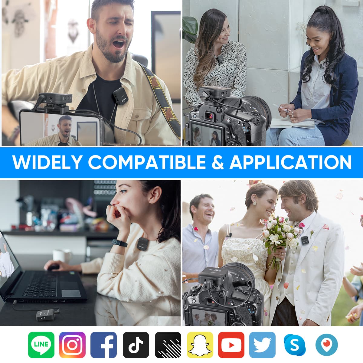 Moman C1 and C1X Wireless Lavalier Microphone for DSLR - Image 7