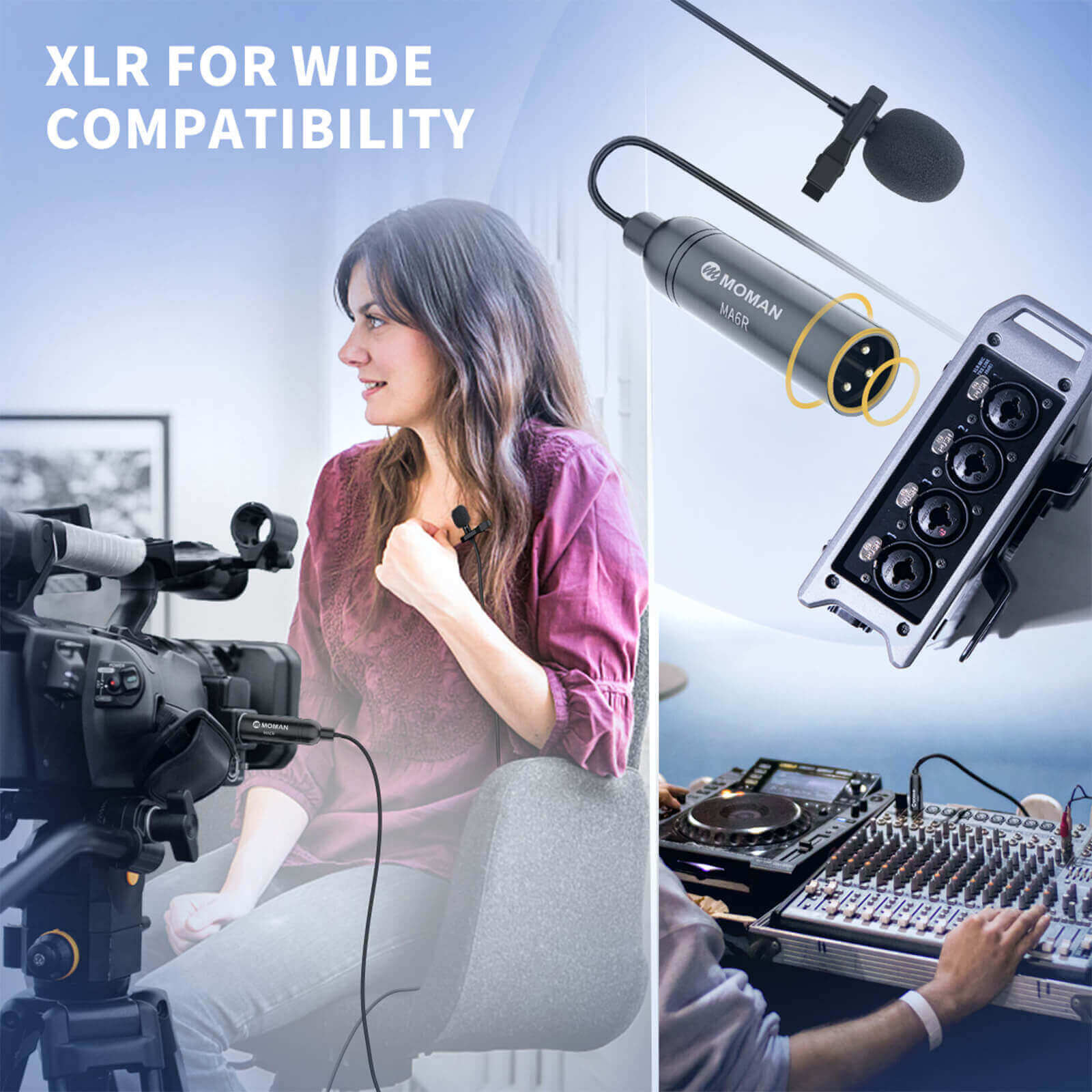 Moman MA6R XLR Lavalier Microphone - Image 7