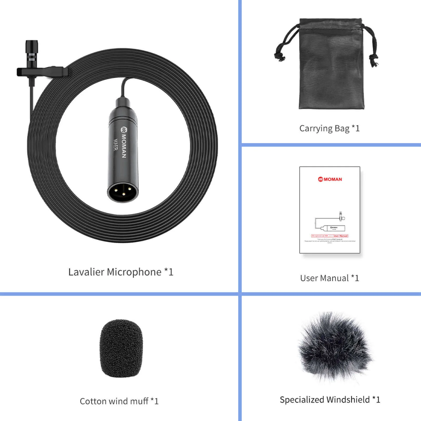 Moman MA6R XLR Lavalier Microphone - Image 8